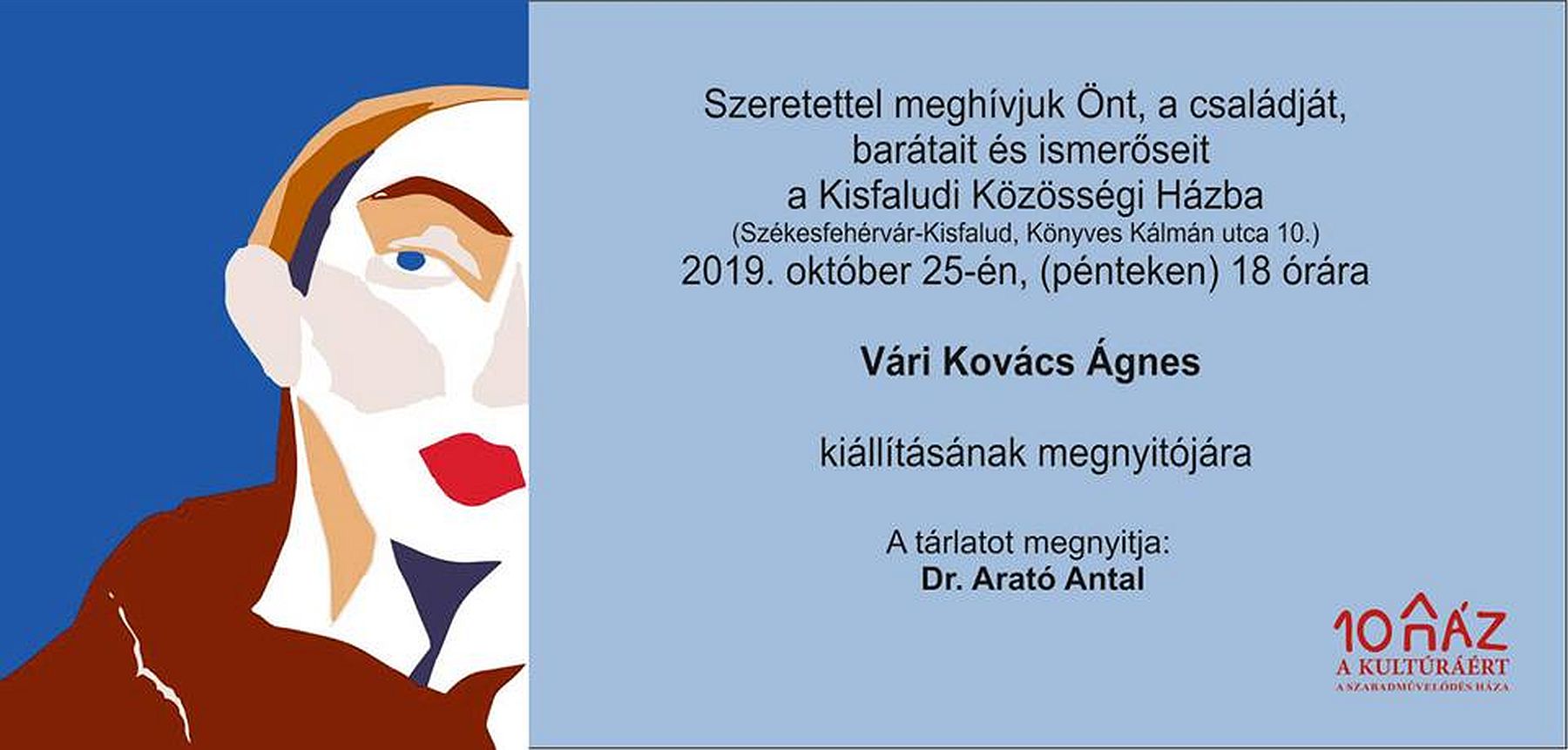 Vári Kovács Ágnes kiállítása nyílik a Kisfaludi Közösségi Házban